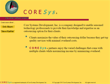 Tablet Screenshot of coresys.net